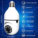 360° Bulb Socket WiFi Security Camera | No Wiring, Full HD & Night Vision