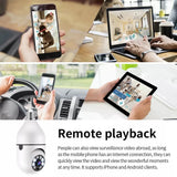 360° Bulb Socket WiFi Security Camera | No Wiring, Full HD & Night Vision