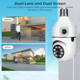 Dual Lens Smart WiFi CCTV Camera: Advanced Wireless Home Security System