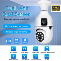 Dual Lens Smart WiFi CCTV Camera: Advanced Wireless Home Security System