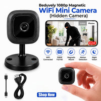 Beduvely 1080P Magnetic WiFi Mini Camera – Full HD Hidden Security Camera