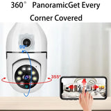 Dual Lens Smart WiFi CCTV Camera: Advanced Wireless Home Security System