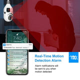 Dual Lens Smart WiFi CCTV Camera: Advanced Wireless Home Security System
